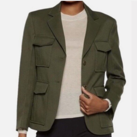 Theory Olive Green Blazer - Picture 2 of 10
